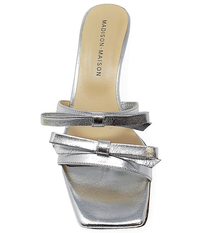 Madison Maison Silver High Heel Sandal - MADISON MAISON