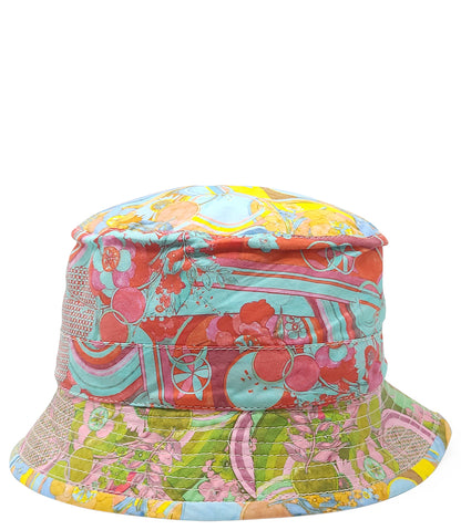 Madison Maison Multi Color Cotton Small Brim Mosaic Hat - MADISON MAISON