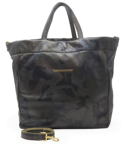 Quyenn Camouflage Leather Tote Bag - MADISON MAISON