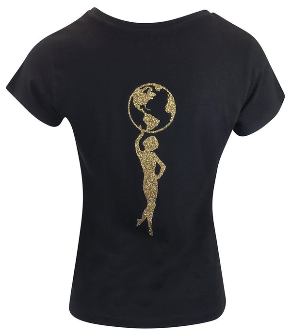 Designing Hollywood  X Madison Maison Cotton Black Star Lady T Shirt - MADISON MAISON