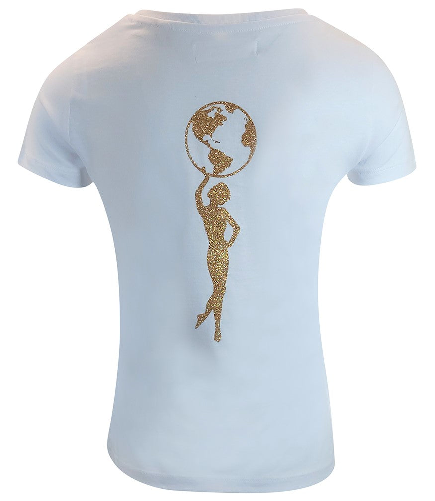 Designing Hollywood  X Madison Maison Cotton White Star Lady T Shirt - MADISON MAISON