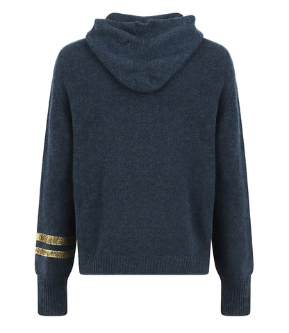 Madison Maison Denim Cashmere Hoodie - MADISON MAISON