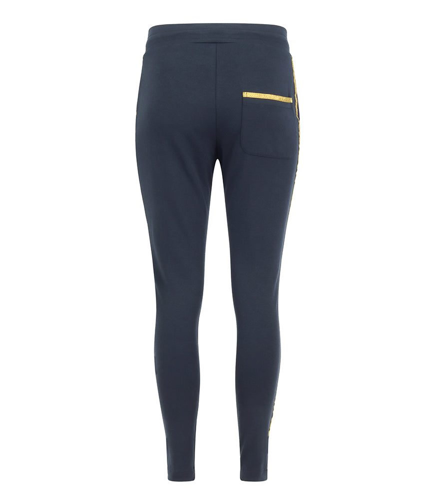 Madison Maison Navy W/ Gold Stripe Sweatpants - MADISON MAISON