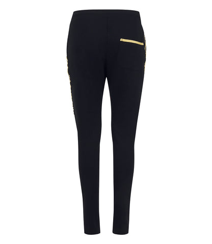 Madison Maison Black W/ Gold Stripe Sweatpants - MADISON MAISON