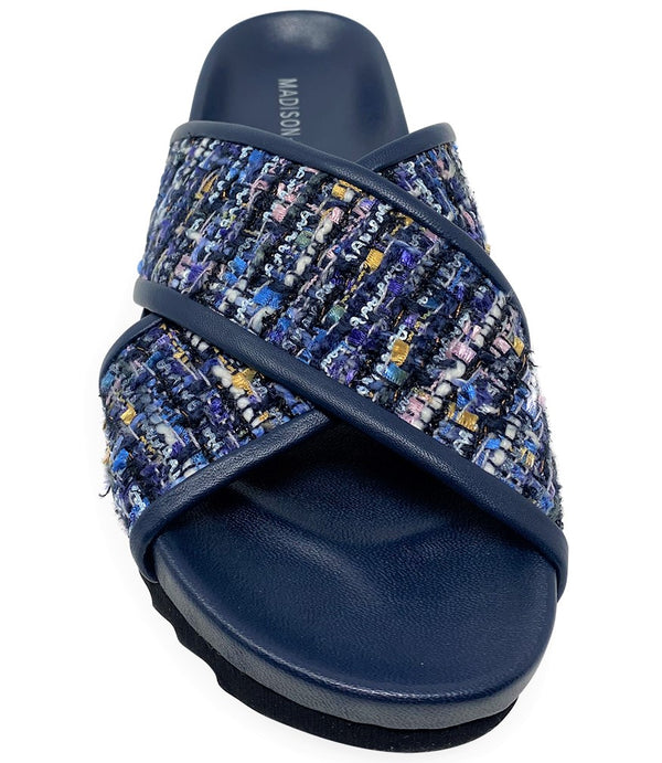 Navy Cross Sandal