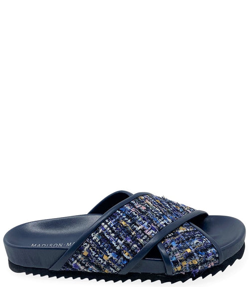 Navy Cross Sandal
