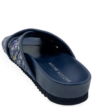 Navy Cross Sandal