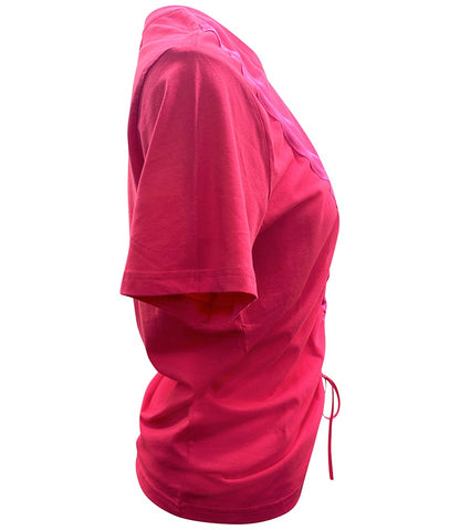 Madison Maison Fuchsia Drawstring T Shirt