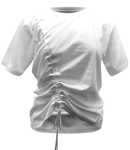 Madison Maison White Drawstring T Shirt