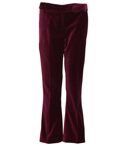 Giuliette Brown Violet Flare Woven Pants