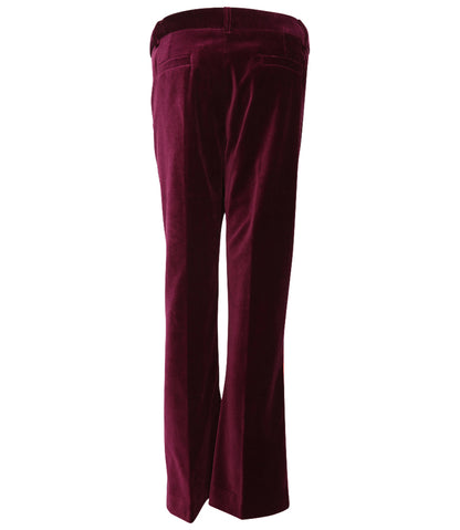 Giuliette Brown Red Flare Woven Pants