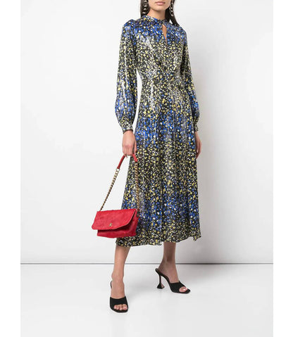 Raquel Diniz Olivia Lame` Long Dress - MADISON