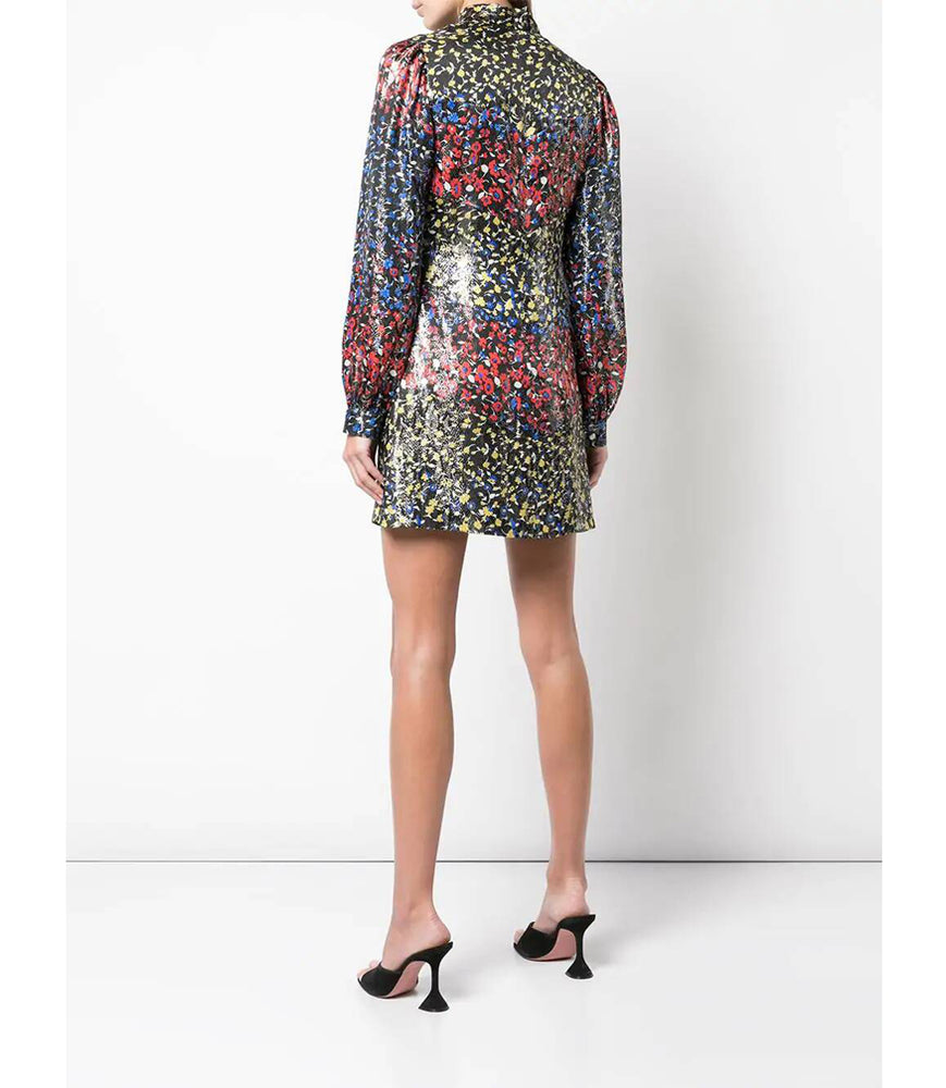 
                      
                        Raquel Diniz Eugina Blue/Red Short Dress - MADISON
                      
                    