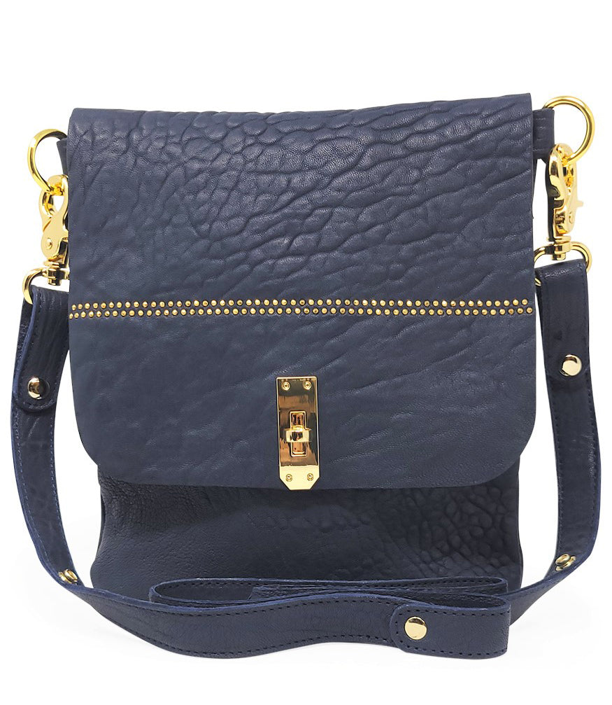 Quyenn Gia Navy/Gold Crossbody - MADISON MAISON