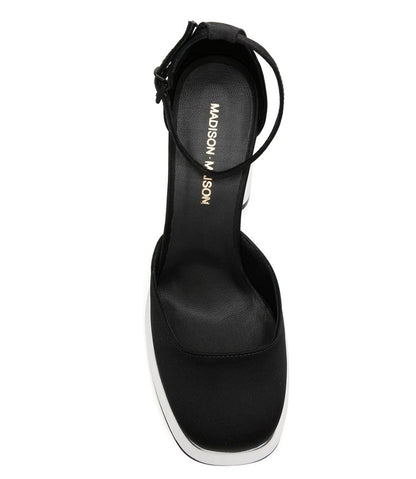 Madison Maison Black/Silver Platform Heel - MADISON MAISON